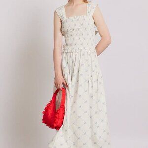 Damson Madder Tish Bow Dress NEW